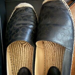 Black Espadrille Flats
